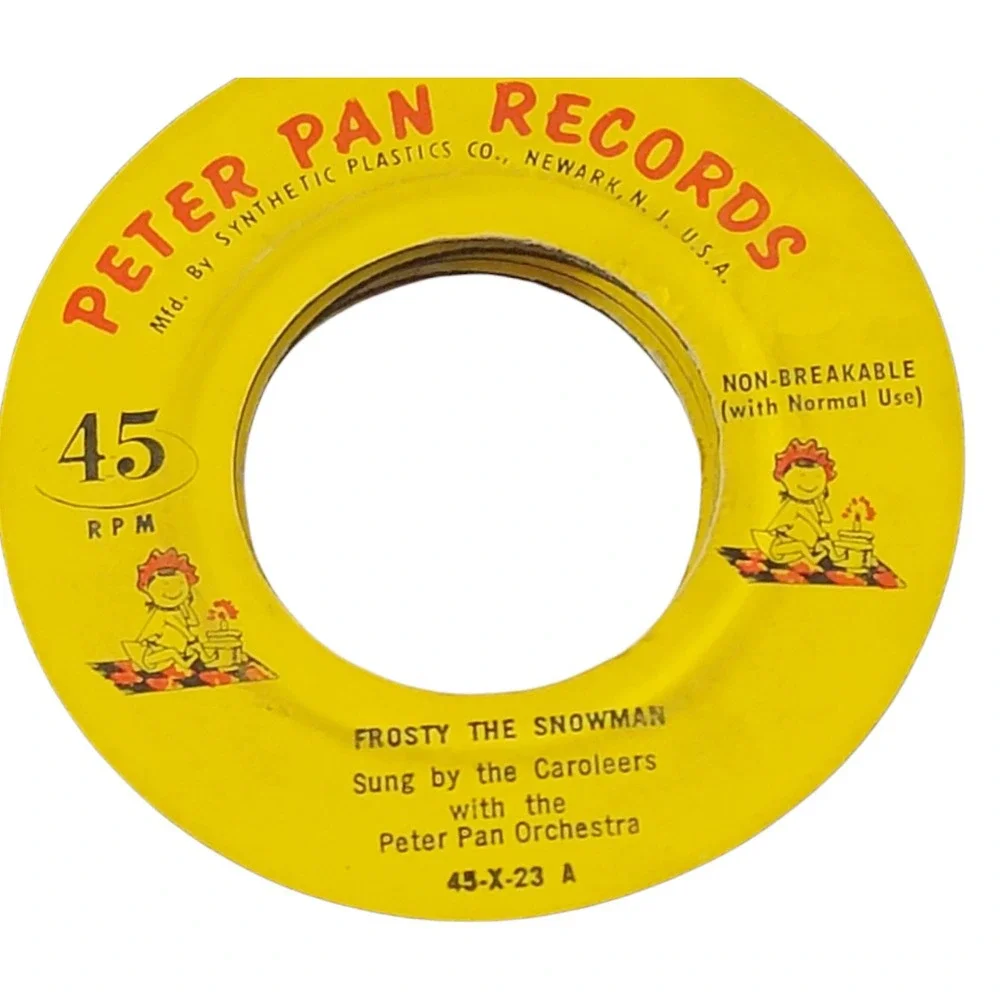 5 Vintage Peter Pan Records 45 RPM Vinyl Record Snow White,Jack & Jill,Frosty - Picture 6 of 6